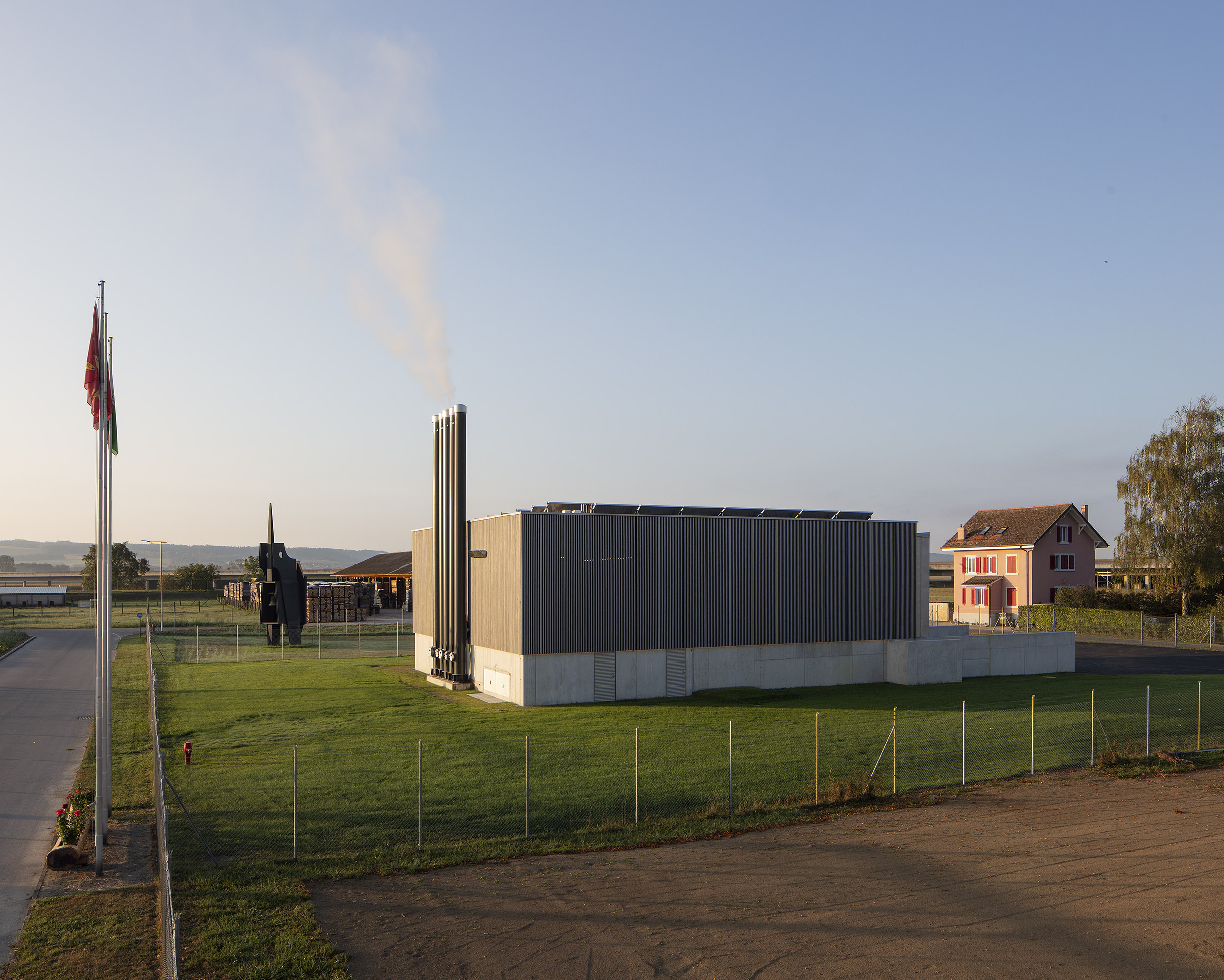Les Etablissments de la plaine de l'Orbe ont inauguré leur nouvelle centrale de chauffe